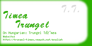 timea trungel business card